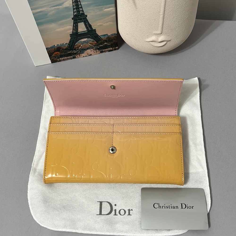 Authentic Christian Dior long wallet